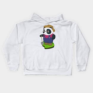 Panda Farmer Shovel Kids Hoodie